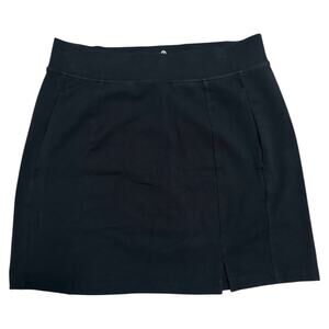 T by Talbots Black Active Skort XS Cotton‎ Blend Tennis Golf Pickleball Skirt